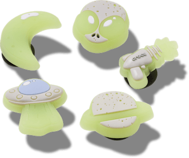 Аксессуары Jibbitz Glow In The Dark Space 5 Pack — фото 2