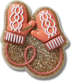 Аксессуары Jibbitz Glitter Pink Mittens — фото 1