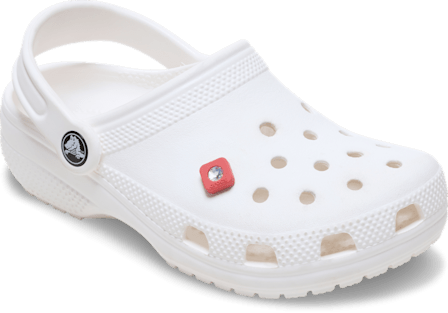 Аксессуары Jibbitz Red Square Pvc Smt Gem — фото 3