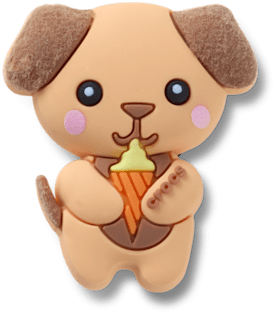 Аксессуары Jibbitz Cutie Ice Cream Puppy — фото 1