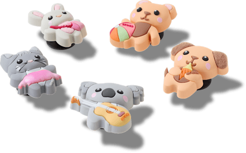 Аксессуары Jibbitz Cutie Animal Friends 5 Pack — фото 2
