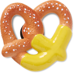 Аксессуары Jibbitz Pretzel Dipped in Mustard — фото 1