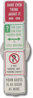 Аксессуары Jibbitz Parking Signs — фото 1