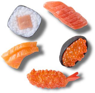 Аксессуары Jibbitz Realistic Sushi Dinner 5 Pack — фото 1