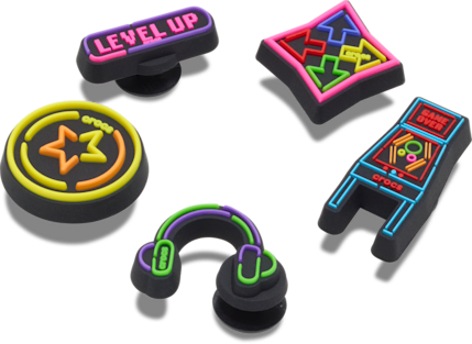 Аксессуары Jibbitz Level Up Gamer 5 Pack — фото 2