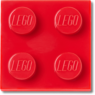 Аксессуары Jibbitz LEGO® Red Tile 2x2 — фото 1