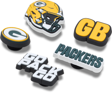 Аксессуары Jibbitz NFL Green Bay Packers 5 Pack — фото 2