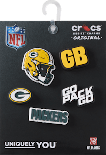 Аксессуары Jibbitz NFL Green Bay Packers 5 Pack — фото 4