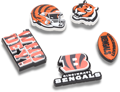 Аксессуары Jibbitz NFL Cincinnati Bengals 5 Pack — фото 2