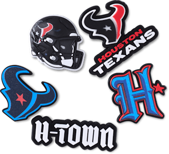 Аксессуары Jibbitz NFL Houston Texans 5 Pack — фото 1