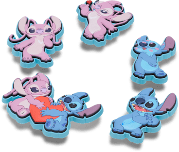 Аксессуары Jibbitz Disney Stitch & Angel 5 Pack — фото 2