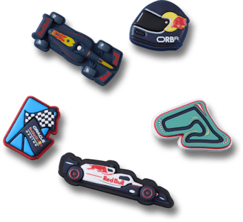 Аксессуары Jibbitz Oracle Red Bull Racing Crocs 5 Pack — фото 1