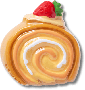 Аксессуары Jibbitz Strawberry Sweet Roll — фото 1