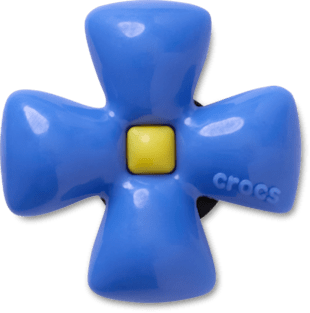 Сабо Jibbitz Puffy Blue Flower