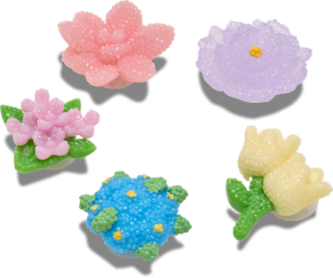 Сабо Jibbitz Beaded Flowers 5 Pack