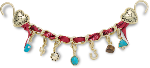 Аксессуары Jibbitz Gold Bandana Rivet Chain — фото 1