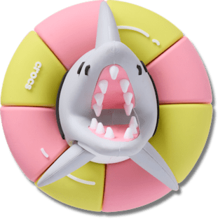 Сабо Jibbitz 3D Swimming Shark