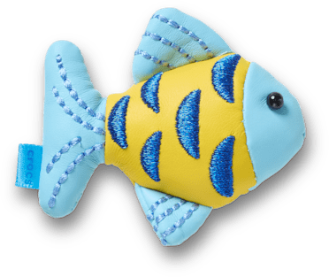 Сабо Jibbitz Faux Leather Fish