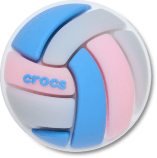 Сабо Jibbitz 3D Pastel Volleyball