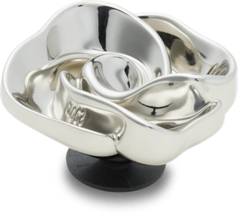 Аксессуары Jibbitz Silver Flower Swirl — фото 2