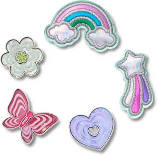 Сабо Jibbitz Funky Girly Icons 5 Pack