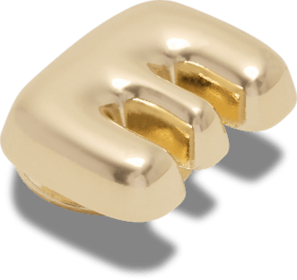 Аксессуары Jibbitz Gold Bubble Letter E — фото 2