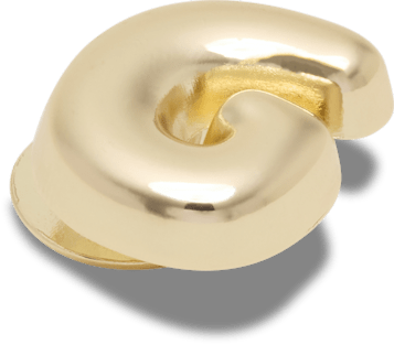 Аксессуары Jibbitz Gold Bubble Letter G — фото 2