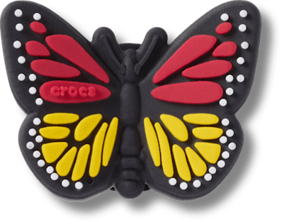 Аксессуары Jibbitz Black and Yellow Butterfly — фото 1