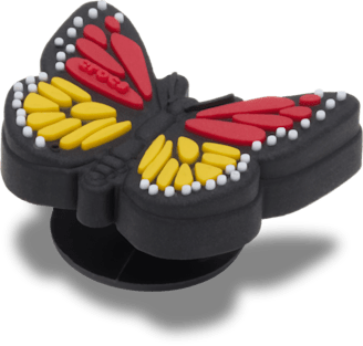 Аксессуары Jibbitz Black and Yellow Butterfly — фото 2