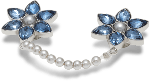 Аксессуары Jibbitz Gem Flower and Pearl Chain — фото 2