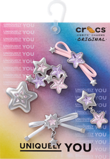 Аксессуары Jibbitz Stars and Bows 5 Pack — фото 4