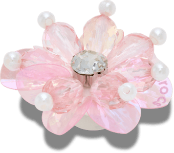 Аксессуары Jibbitz Pink Sequin and Pearl Flower — фото 2