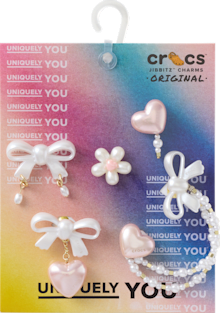 Аксессуары Jibbitz Bow and Pink Heart 5 Pack — фото 4