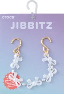 Аксессуары Jibbitz Pearl Bow Rivet Chain — фото 4