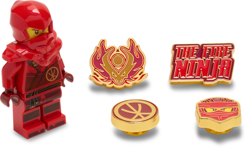 Аксессуары Jibbitz LEGO® Ninjago® Kai 5 Pack — фото 2