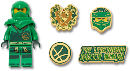 Аксессуары Jibbitz LEGO® Ninjago® Lloyd 5 Pack — фото 1