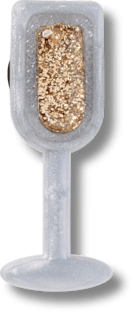 Аксессуары Jibbitz Glitter Squish Champagne