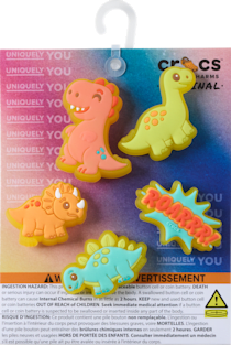 Аксессуары Jibbitz Lights Up Little Dinos 5 Pack — фото 4
