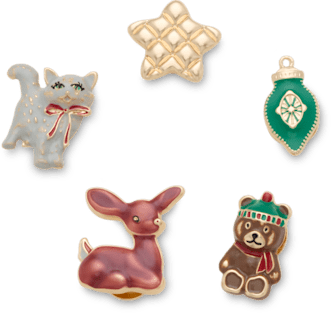 Аксессуары Jibbitz Nostalgic Holiday 5 Pack — фото 1