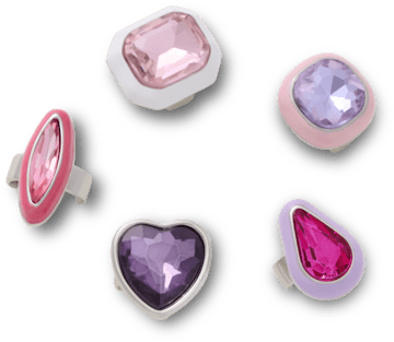 Сандалии Jibbitz Sandal C Charms Multi Gems 5 Pack