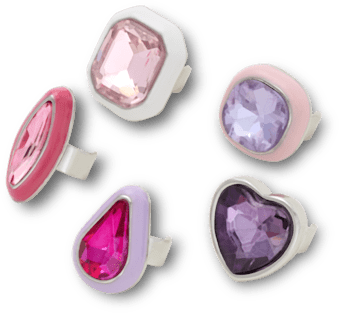 Сандалии Jibbitz Sandal C Charms Multi Gems 5 Pack — фото 2
