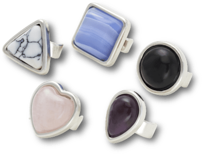 Сандалии Jibbitz Sandal C Charms Gem Shapes 5 Pack — фото 2