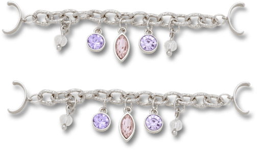 Сандалии Jibbitz Gem Sandal Chain 2 Pack