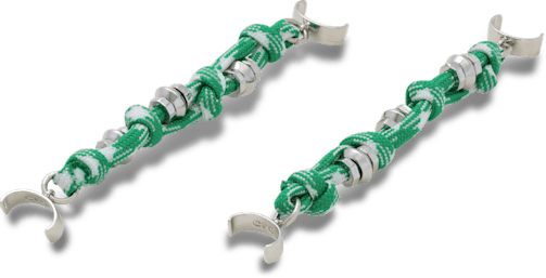 Сандалии Jibbitz Green Corded Sandal Chain 2 Pack — фото 2