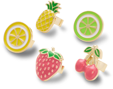 Сандалии Jibbitz Sandal C Charms Enamel Fruit 5 Pack — фото 2