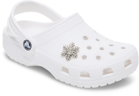 Аксессуары Jibbitz Silver Gem Snowflake — фото 3