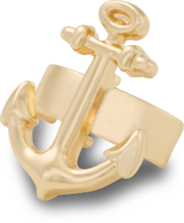 Аксессуары Jibbitz Gold Anchor Sandal C Charm — фото 2