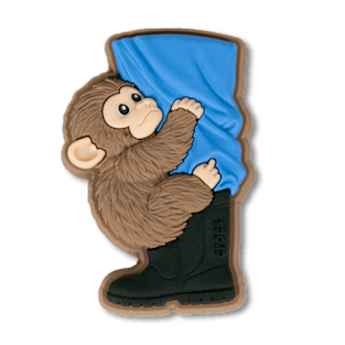 Аксессуары Jibbitz Punch The Monkey & Zookeeper — фото 1