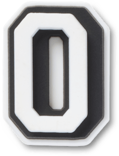 Аксессуары Jibbitz Tiny Varsity Letter O — фото 1