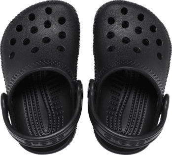 Сабо Crocs Littles™ Clog для малышей, цвет: Чёрный — фото 3